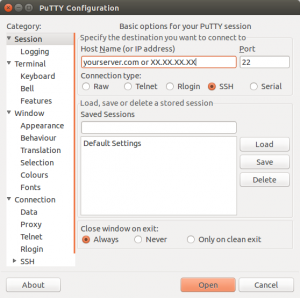 PuTTY GUI